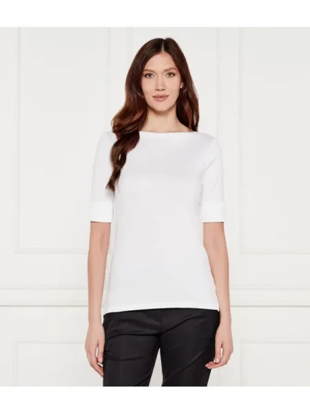 LAUREN RALPH LAUREN Bluză JUDY | Slim Fit alb