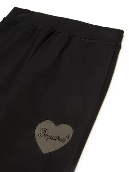 Spodnie dziecięce Dsquared2 czarne