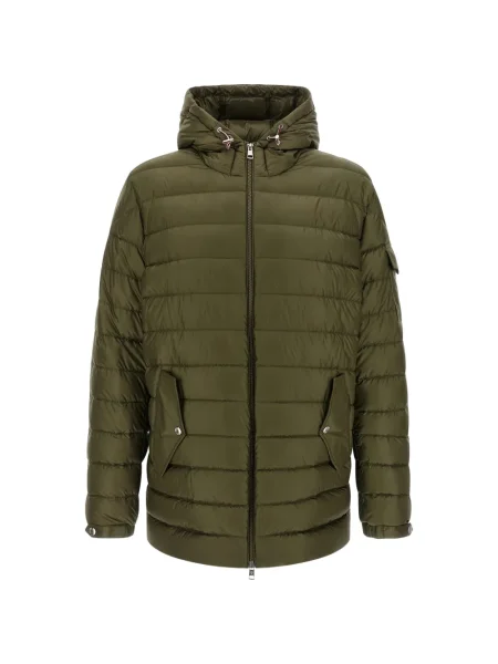 Palton Moncler cu glugă verde