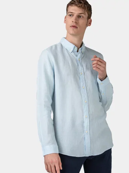 Lacoste Сорочка Льон синій