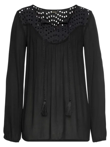 LASCANA Bluză negru