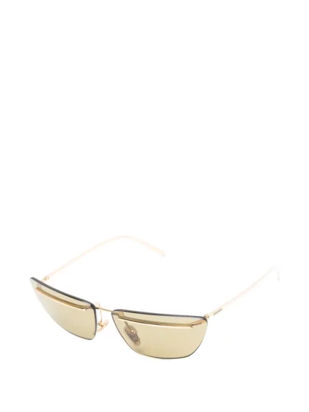 Ochelari de soare Prada Eyewear cu imprimeu geometric auriu