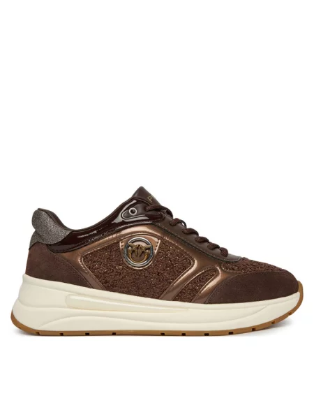 Sneakersy PINKO brązowe