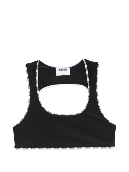 Sutien Moschino cu autograf negru