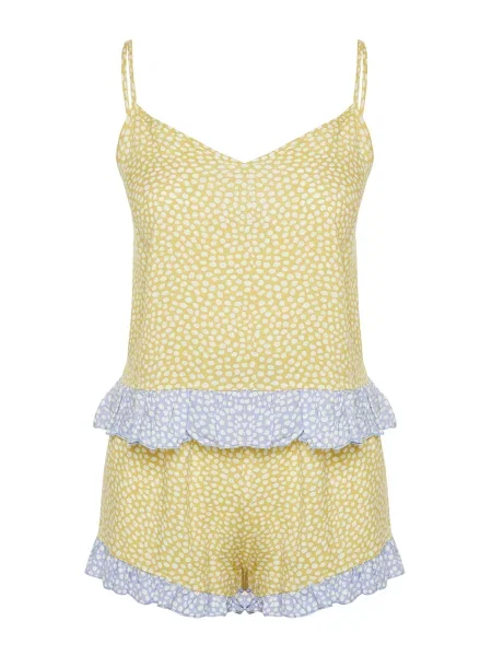 Pijamale Trendyol alb