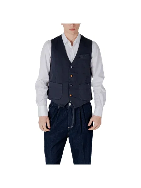 Vestă Gianni Lupo albastru