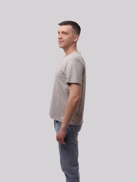 Футболка New Krop серая