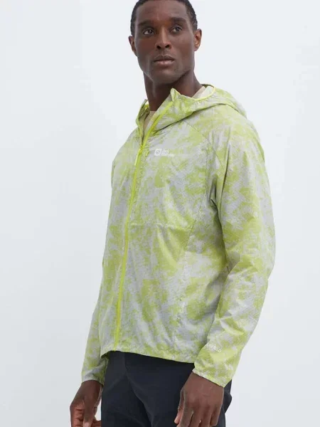 Яке за спортове на открито Jack Wolfskin Prelight Wind JKT жълто