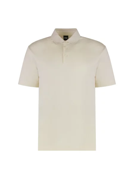 Koszulka polo Boss beżowa