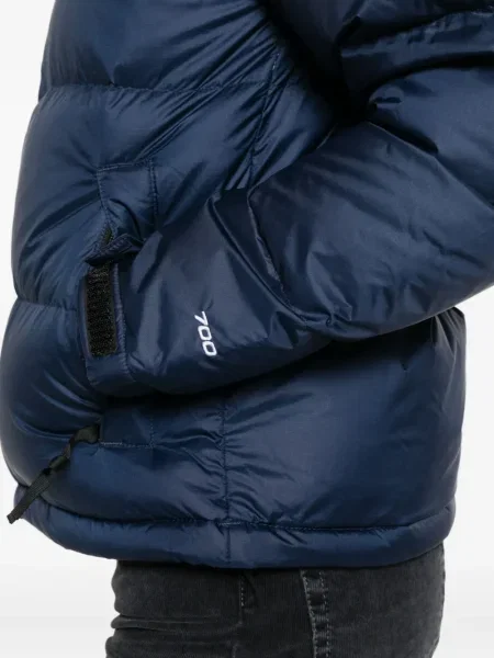 Geacă cu puf The North Face albastru