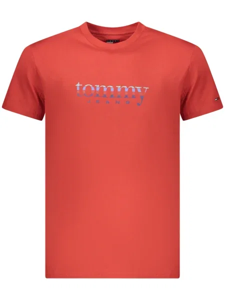 Majica Tommy Hilfiger rdeča