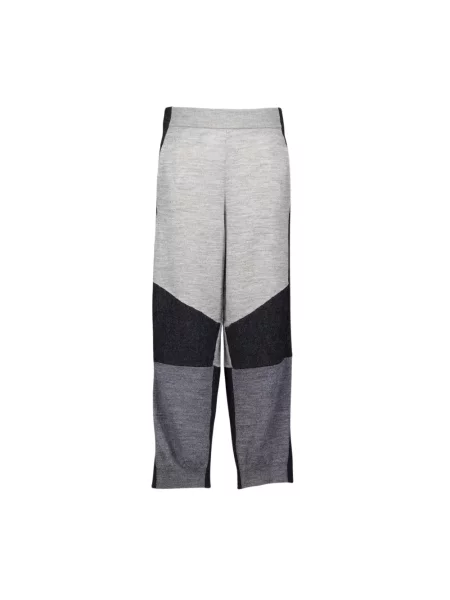Dzianinowe spodnie Stella Mccartney szare