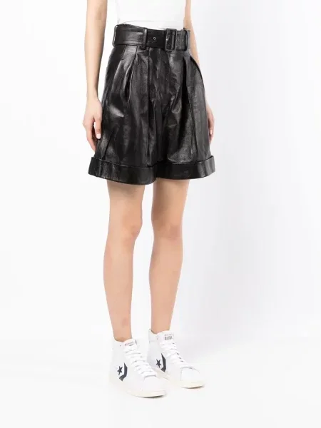 Szerokie szorty Golden Goose czarne