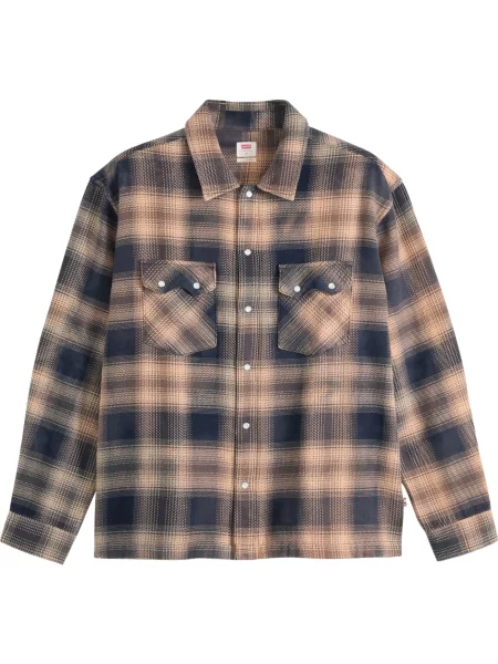 LEVI'S ® Cămașă PIER bleumarin / deschis maro
