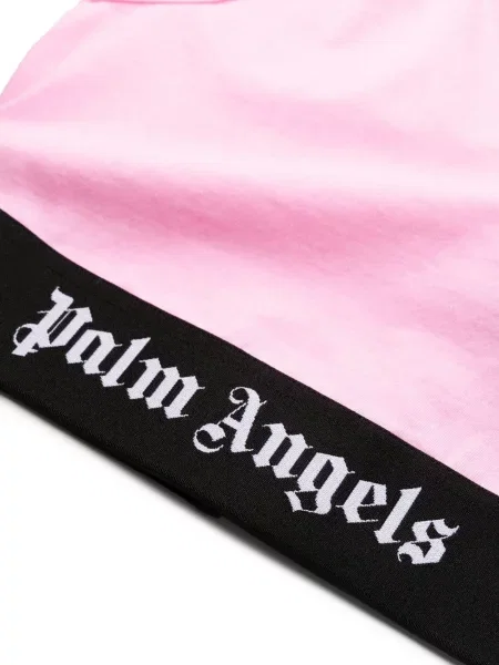 Αθλητικό σουτιέν Palm Angels με σχέδιο ροζ