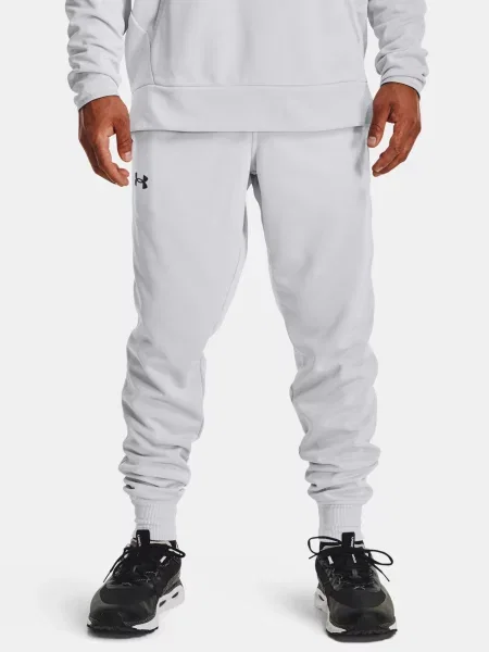 Pantaloni sport Under Armour din fleece gri