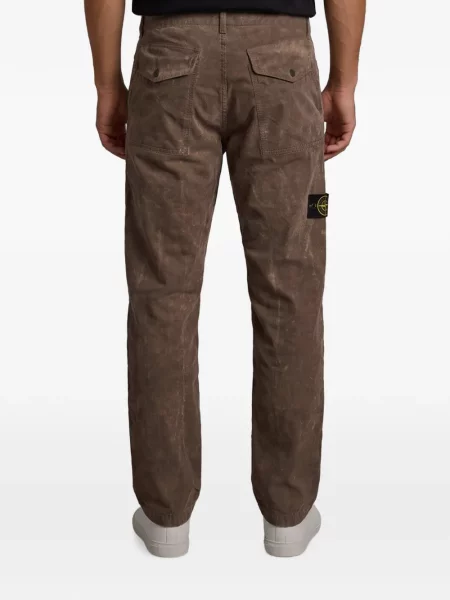 Παντελόνι Stone Island κοτλέ πέτρες καφέ
