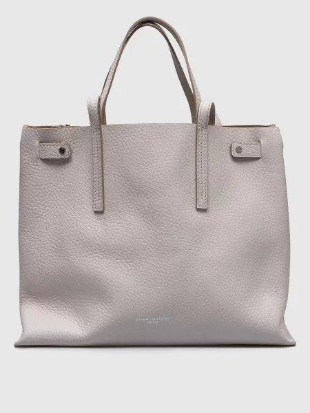 Шкіряна сумка-тоут Altea з логотипом Gianni Chiarini біла