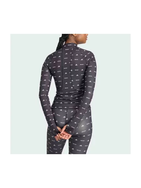 Dlouhé tričko Adidas Sportswear s dlouhými rukávy černé