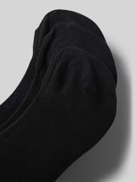 Stopki z mieszanki bawełny w zestaw 3 szt. Calvin Klein czarne