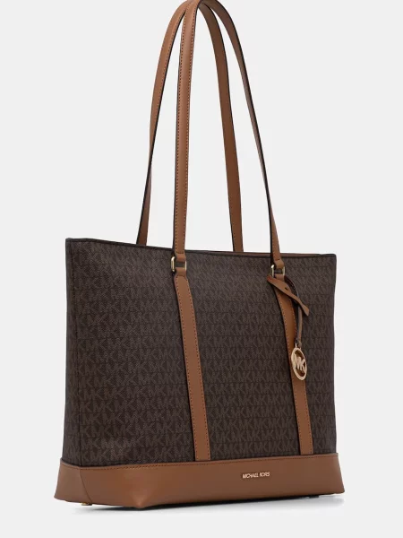 Кожаная сумка шоппер Michael Michael Kors