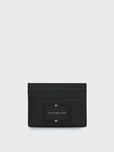 Кожаный кошелек Tommy Hilfiger черный