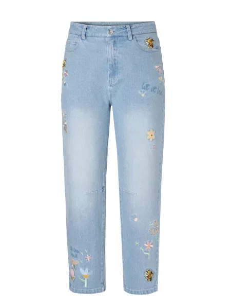 TATUUM Jeans Honey bej / albastru deschis / roz negru