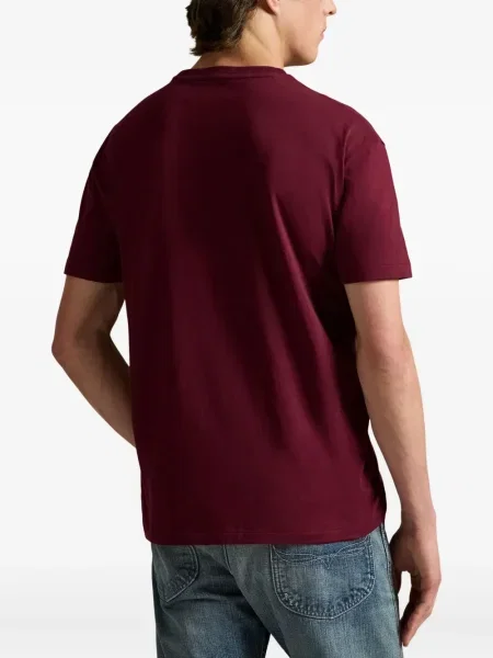 Μικρός κασκέτο Polo Ralph Lauren με χαμηλή μέση υφαίνω διαγωνίως πράσινο