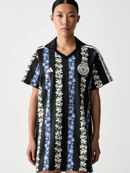 Adidas rochie x Farm Rio negru