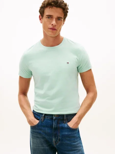 TOMMY HILFIGER Tricou pastel verde