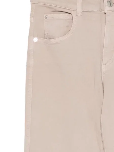 Lepršave traperice Emporio Armani lepršave ružičasta