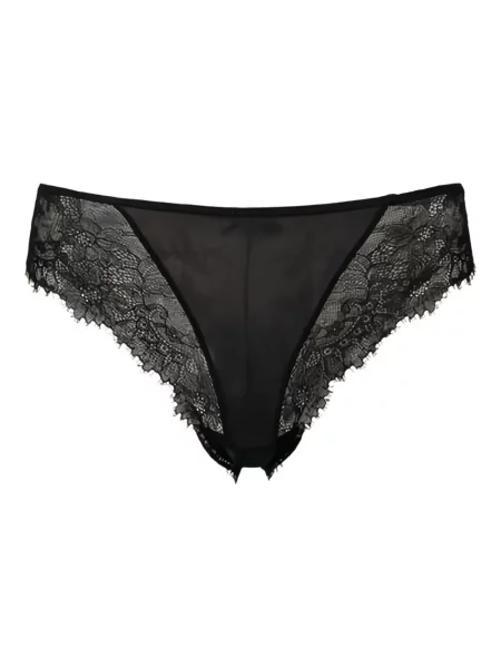 Chiloți Twinset din satin negru