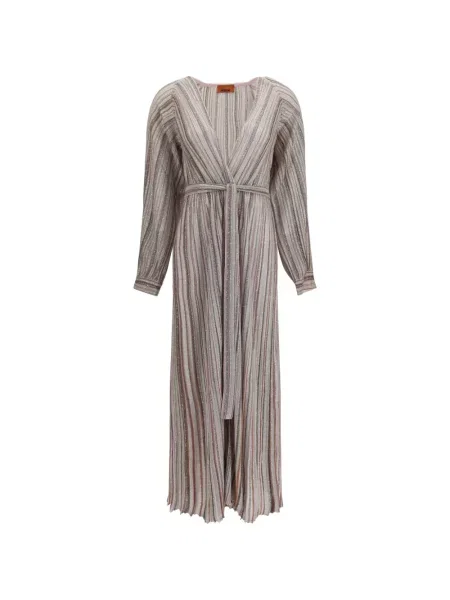 Lung curea Missoni cu paiete roz