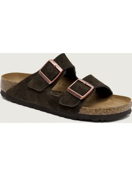 Birkenstock papucs velúrból Arizona női barna