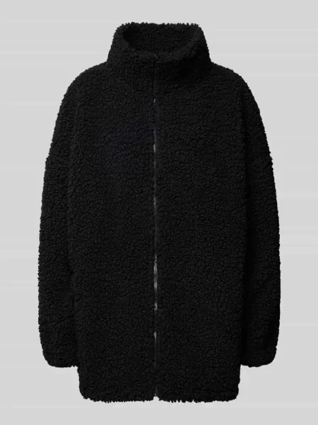 Kurtka z futerka ze stójką Karo Kauer czarna