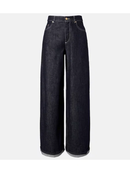 Blugi cu picior larg 's Max Mara albastru