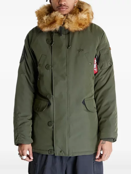 Geacă bomber Alpha Industries verde