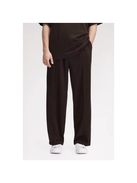 Pantaloni sport Fred Perry alergare maro