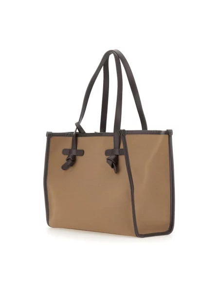 Shopperka Gianni Chiarini skórzana czerwona