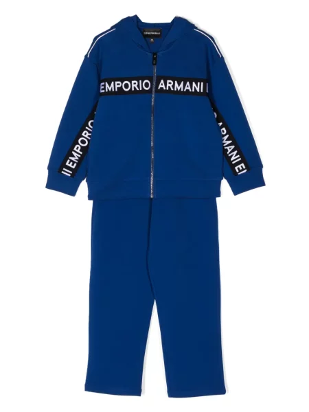 Komplet dresowy dziecięcy Emporio Armani niebieski