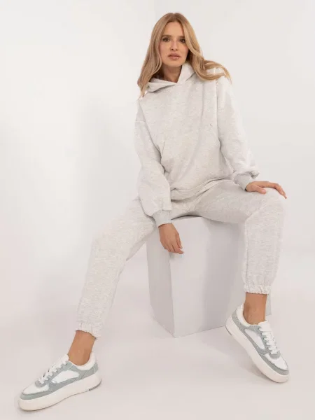 Komplet dresowy My Red Lips szary