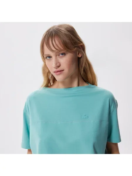 Lacoste Koszulka Lacoste niebieska