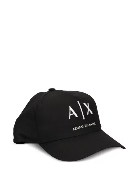 Hímzett baseball sapka Armani Exchange fekete