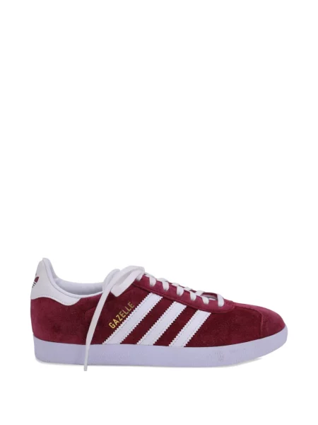 Sneakerși Adidas Gazelle din piele de căprioară cu dungi roșu