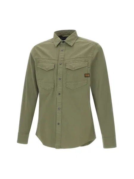 Koszula slim fit G-star zielona