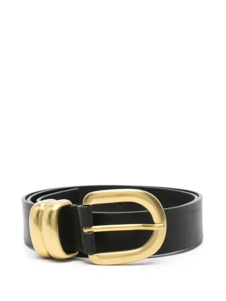 Cu centură curea By Malene Birger din piele negru