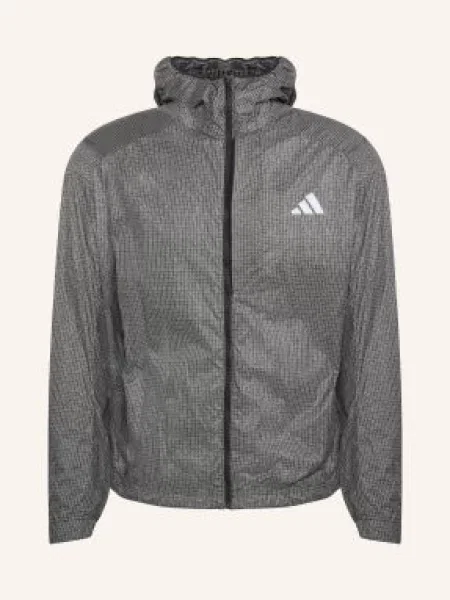Adidas Běžecká Bunda / stříbrná černá
