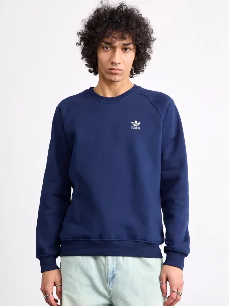 ADIDAS ORIGINALS Mikina Trefoil Essentials námornícka modrá