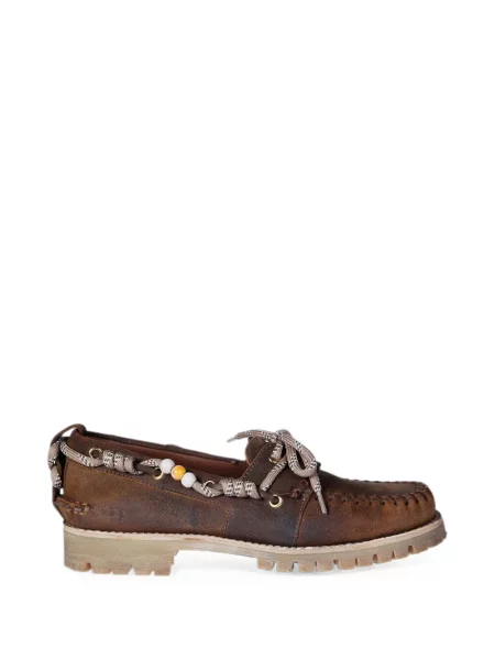 Ceruit pantofi loafer Golden Goose din piele de căprioară maro