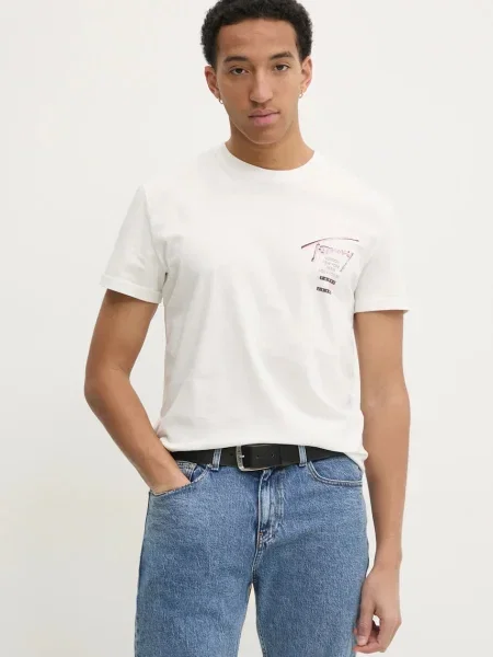 Tommy Jeans kratka majica bež